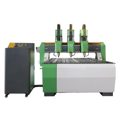 China Machinery Repair Shops China 3 Axis 8x4 ft Multi Head CNC Router For Wood for sale