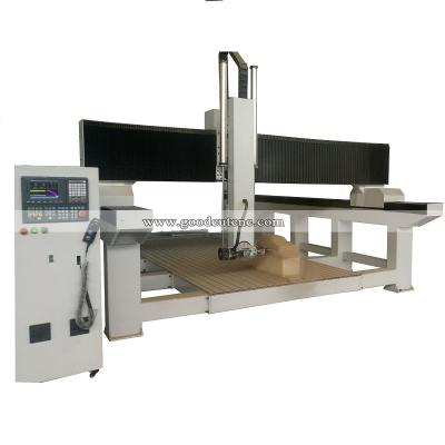 China CNC Router 4 Axis 5 Axis 180 Angle Slope Carving Cutting ATC 4 Axis 5 Axis CNC Router Engraver Machine Router for 3d wood carving for sale