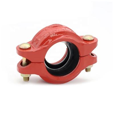 China Customized Ductile Iron-ASTM A536 Stainless Steel Pipe Fitting Grooved Coupling From China Water System Manufacturer for sale