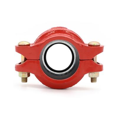 China Factory Price Water System Fitting 300 PSI Customized Rigid Ductile Iron-ASTM A536 Grooved Coupling For Sale for sale