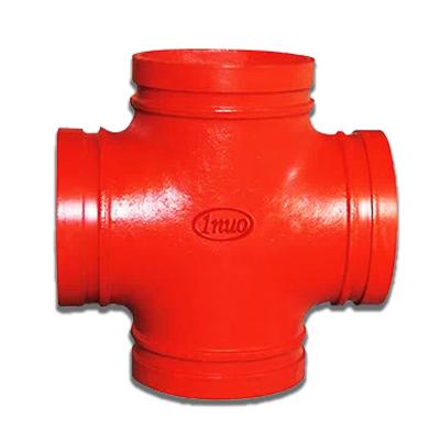 China China Water System Manufacturer Factory Price Pipe Fittings Rigid Ductile Iron Cross For Sale for sale