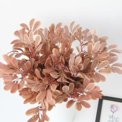 China Wholesale Colorful Beautiful Plant Decorative Green Grass Artificial Plant For Decoration for sale