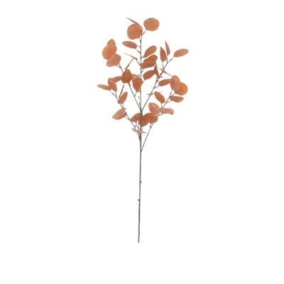 China Celebration minimalist style natural looking artificial silk eucalyptus branch preserved flower for decoration for sale