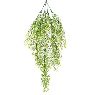 China Natural Touch Wall Hanging Green Plant Plastic Artificial Fence Leaf for sale