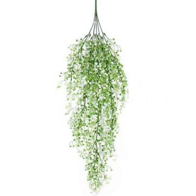 China Touch natural artificial leaf plastic green plant for indoor decoration for sale