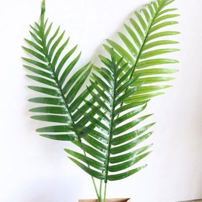 China Contact Palm Fern Artificial Green Leaf For Natural Sale With INS Style for sale