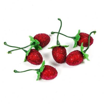 China Natural Touch Amazing Cheap Flower Decorative Artificial Lifelike Plastic Big Fruit Branches Real Touch Party Decorations for sale