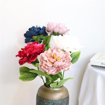 China Wedding Party Decoration Price Good Wedding Flowers Artificial Flowers Decorative Peony for sale