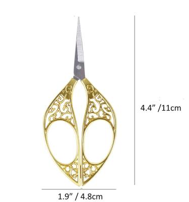 China Embroidery Vintage Style Stainless Steel Clouds European Auspicious Scissors For Sewing Craft Sewing Embroidery Art Work for sale