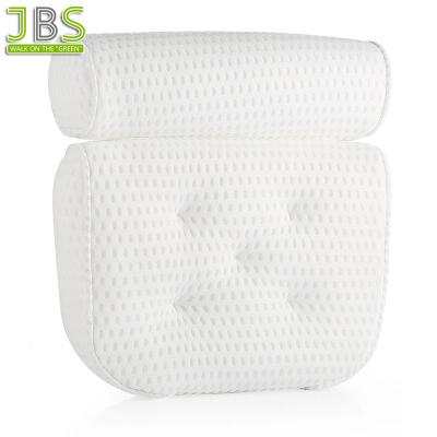 China Sustainable Spa Bathtub Pillow With Suction Cup Head Neck And Shoulder Support for sale