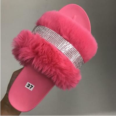 China 2021 Hot Custom Made Fashion Factory Wholesale Designer Sheepskin Slides Cushioning For Women Slippers for sale