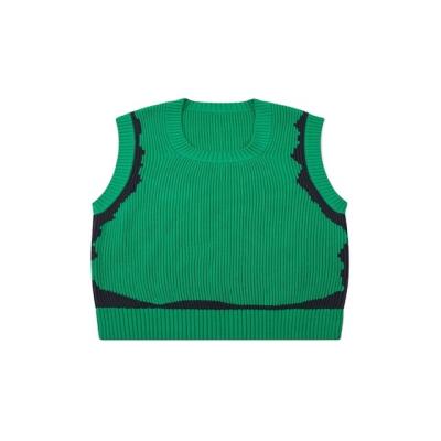 China Winter Casual Cotton Anti-Wrinkle Vest V-Neck Sweater Sweater Vest Sleeveless Knitted Men for sale