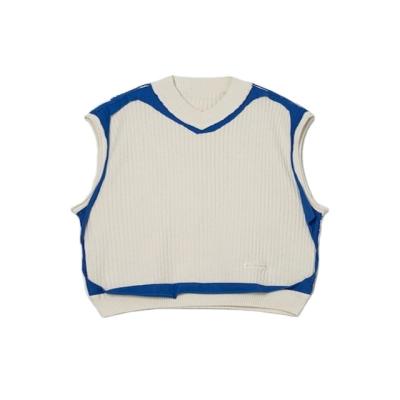 China Anti-Wrinkle OEM 100% Wool Men's Sleeveless Loose Fit Women's Knitted Sweater Men's Vests for sale