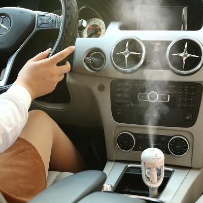 China Free Sample Nanum Car Mini USB Car Aroma Aromatherapy Freshener Essential Oil Ultrasonic Air Purifier Diffuser for sale