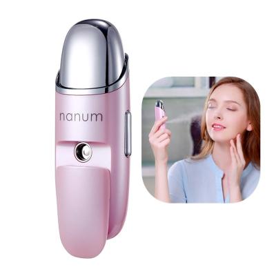 China Mini Atomizer Nebulizer Nano Mist Portable Sprayer Moisturizer Beauty Face Spa Humidifier Facial Vapors for sale