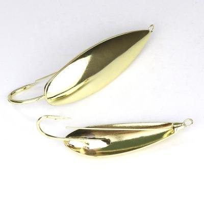 China MR JIGGING SB014 8g 16g 19g Metal Weed Killer Spoon Fishing Weedless Lure Spoon Bass Lure for sale