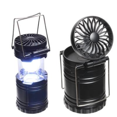 China Waterproof And Non-slip Fan Lantern Portable Camping Lantern LED Light Outdoor Camping Lamp for sale