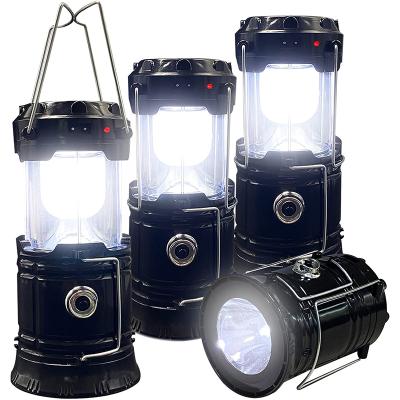 China Residential Luminous Portable Light Portable Lanterns Camping LED Light Solar Camping Lantern Rechargeable Waterproof Light LED Camping Lantern for sale