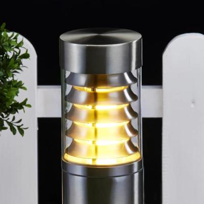 China Modern Aluminum LED Landscape Path Bollard Post Bollard Light Residential Waterproof Square Lamp Outside Backyard Lawn Garden Outdoor Light for sale