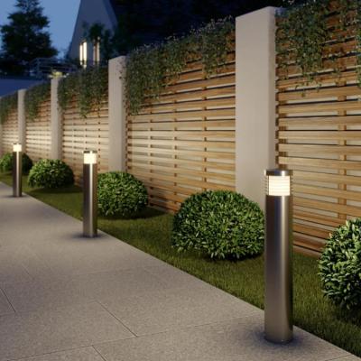 China Factory Price 316 Stainless Steel Residential Outdoor Light Garden Light Pole Lamp Lawn Lamp for sale