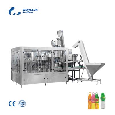 China Beverage Mango Juice Processing Orange Juice Filling Machine 3 in 1 Triblock for sale