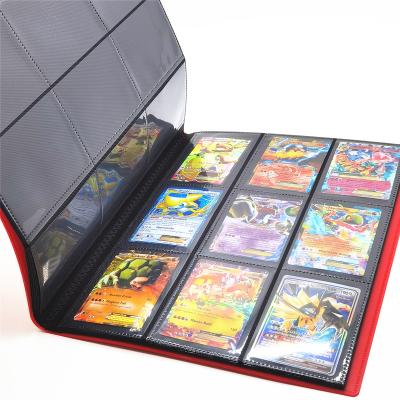 China Customized BLACK 9 Pockets PP Matte Poke Mon Magic Sleeve Yugioh Trading Card Binding (Factory) for sale