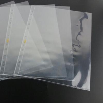 China Retention Folder Competitive Price Customized Size Sheet Protectors With Holes On Top for sale