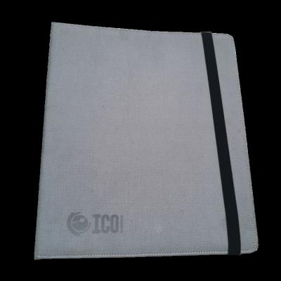 China Customized PU Cover A4 3 D-ring Binder Folder Socket Card Sleeves Sheet Protector (Factory) for sale