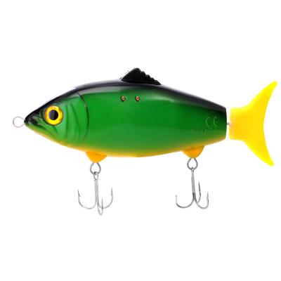 China Outdoor Fishing ABS Groundbaits Tackle Lures Euiped Battery Operated Fishing Lures With Hooks for sale