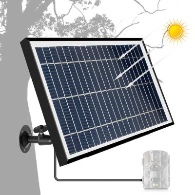 China Polycrystalline Hunting Camera Easy Installation Silicon Solar Panel 12V with 5200mAH 18650 Battery for sale