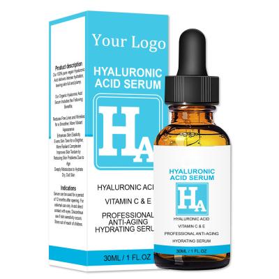 China Original Skin Revitalizer Hyaluronic Acid Face Serum Anti-wrinkle Essence Hydration Liquid Facial Moisturizer OEM for sale