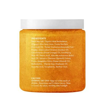 China Exfoliator 300ml Moisturizing Sweet Orange Scrub Logo Body Cleansing Face Private Scrub Amazon Hot Selling Exfoliating Body Scrub for sale