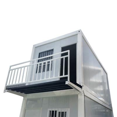 China Modern 2 Level Flat Pack Container Home For Living And Office for sale