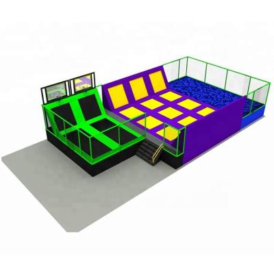 China With Indoor Protective Net Mini Commercial Use Small Trampoline Park for sale