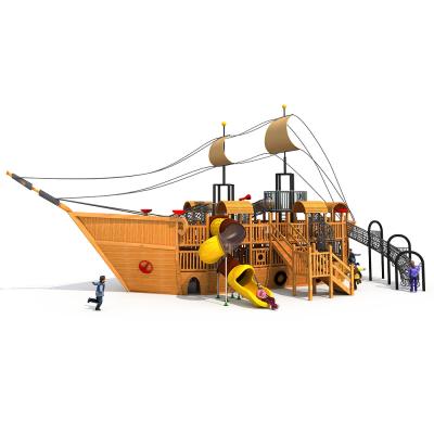 China Wooden Play Ground Kids Toy Sets Outdoor Wooden Play Ground Equipment Kids for sale