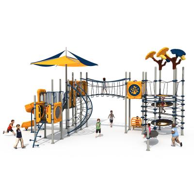 China Adventure Play Equipment Games Plastic Children's Playground Set Outdoor Adventure Play Equipment for sale