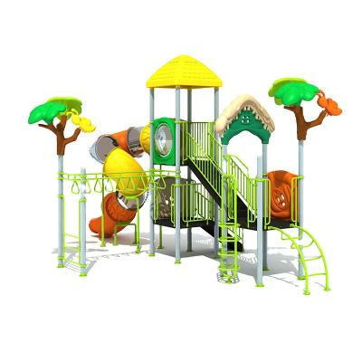 China Playground Equipment Funny Outdoor Playground Equipment Commercial Outdoor Plastic Jungle Gym With Slide for sale