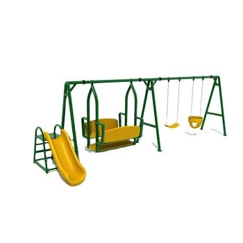 China Outdoor Play Attractive Outdoor Swing Sets Indoor Trampoline Park for sale