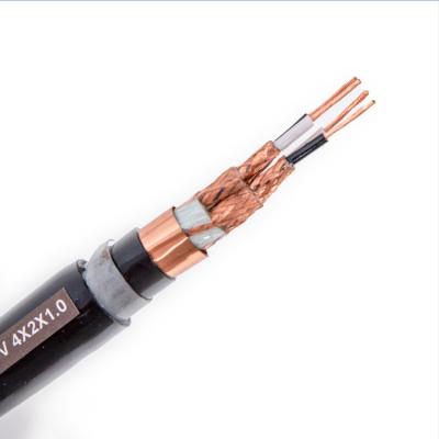 China Computer DJYVP(R) PE Insulated Copper Conductor Combination Screened With Copper Wire Braid PVC Sheathed Flame Retardant Cable for sale