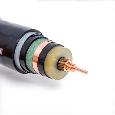 China Construction power cable manufacturers 115kv xlpe insulated cable 110kv xlpe cable 1*240mm 630mm 800mm 1600mm for sale