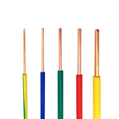 China Single Core PVC Beyond Optical Scope Excellent Resistance 1.5mm2 2.5mm2 4mm2 Insulated Wire Multi Sheathed Copper Round Electrical Cabl And Wire Red / Black for sale