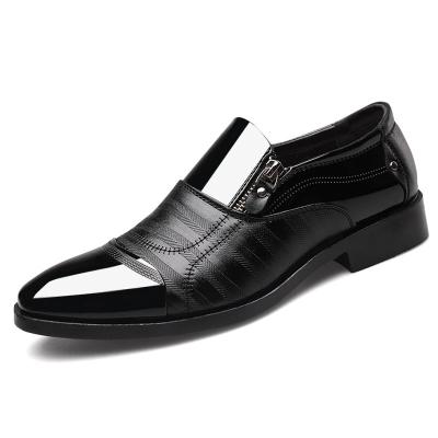 China New Large Size Men's Business Formal Leather Shoes Flat Led Toe Men's Shoes Slip On Casual Shoe Loafers for sale