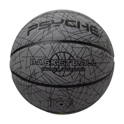 China Street Outdoor Hot Selling PU Leather Men's Basketball Luxury Reflective Size 5 Hoop Ball for sale