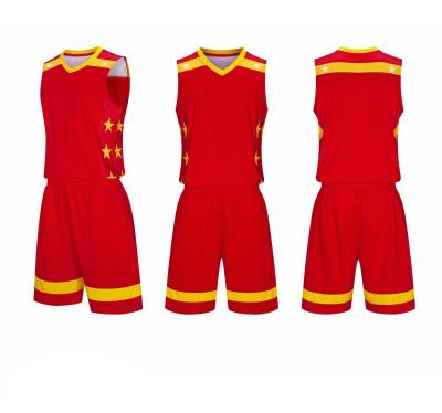 China Breathable Wholesale Reversible Uniforms Sports Men's European Customized Basketball Tank Top for sale