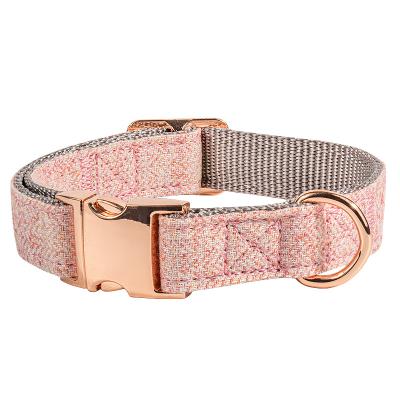 China 2022 New Pet Collars Durable Strap Dog Collar Metal Nylon Buckle For Collar for sale