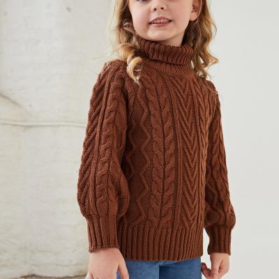 China Good Quality Autumn Baby Girl Kid Designer Anti-Shrink Custom Knit Solid Color Knitted Sweater for sale