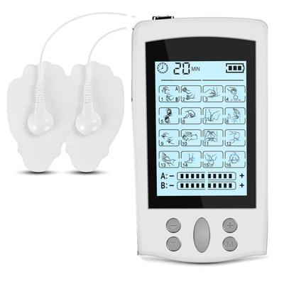 China Amazon Hot Selling 16 Modes Acupuncture Point Physiotherapy Instrument EMS Digital Meridian Massage Instrument 15*10*7 for sale