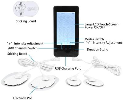 China Hot Selling And Cold Packs Electronic Electric Nerve Pulse EMS Muscle Stimulator 15*10*7 Acupuncture Treatment Instrument for sale