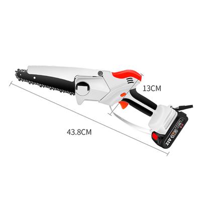 China Wood Saw Cordless Chainsaw Mini Garden Cutter Lithium Battery Wood Chainsaw for sale