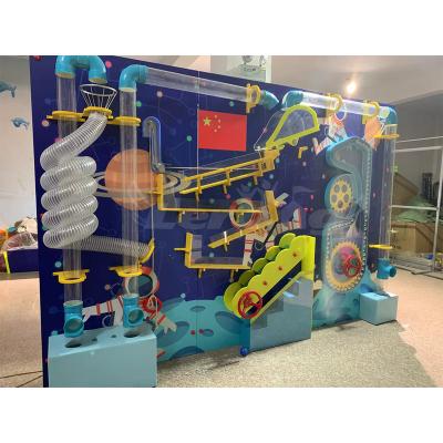 China Wooden Kids Park Educational Interactive Wall Ball Game Wall Board New Ball Toys Games Indoor Playground For Kids for sale